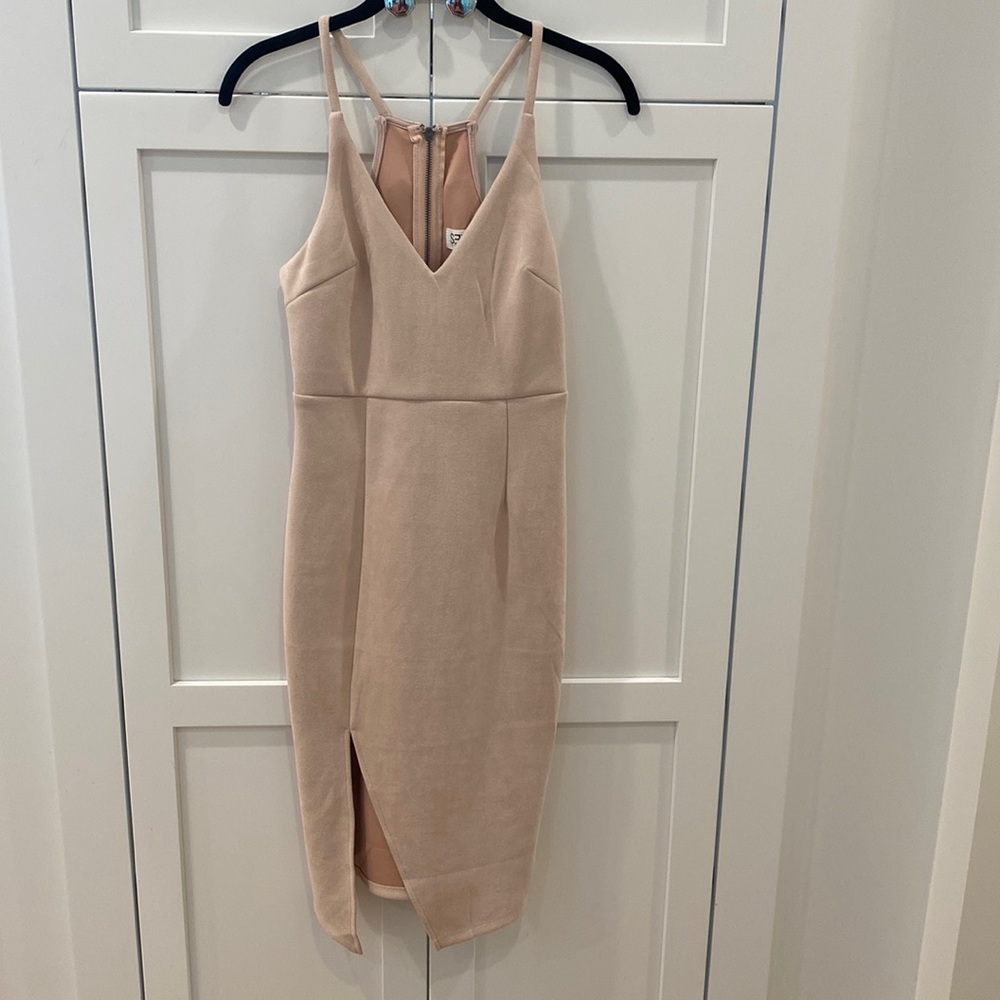 LF bodycon ultra suede dress S